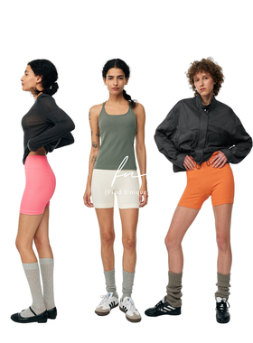 FU/2024SS夏季干爽日本科技立体坑条360舒展回弹舒适瑜伽裤骑行裤