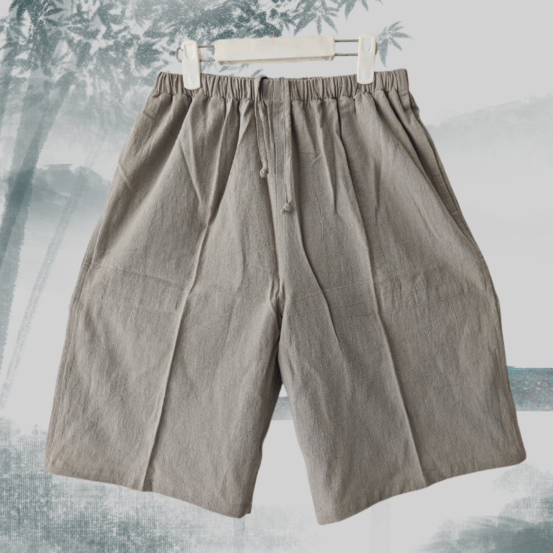 不计成本处理一批棉麻唐装男短裤休闲裤沙滩裤夏季薄款数量有限