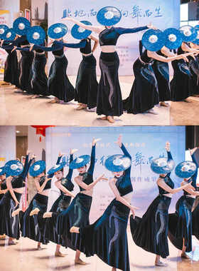第十二届中国舞蹈荷花奖民族花腰傣族服陶醉了节目表演服女长裙儿