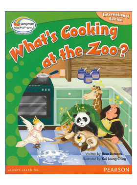 英文原版 Bright Readers L4 What's Cooking at the Zoo 小学英语分级阅读绘本4级 厨房用具 英文版 进口英语原版书籍