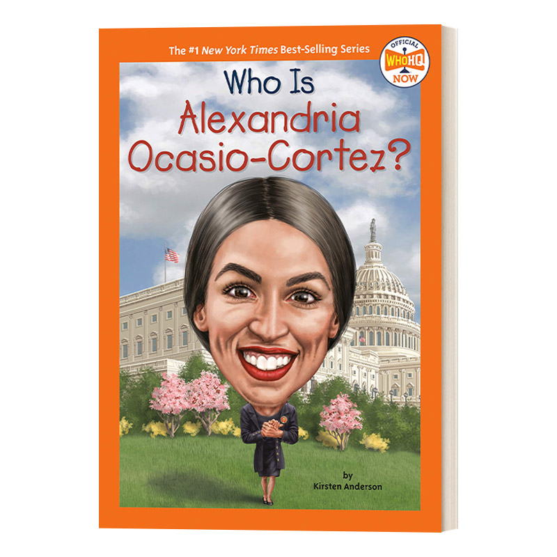 英文原版 Who Is Alexandria Ocasio-Cortez? 亚历山德里娅 奥卡西奥-科尔特斯是谁 名人传记系列 英文版 进口英语原版书籍