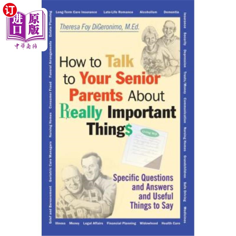海外直订How to Talk to Your Senior Parents about Really Important Things 如何与年长的父母谈论真正重要的事情