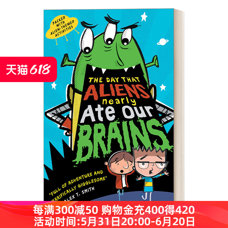 差点被外星人吃掉的那天 英文原版 The Day That Aliens Nearly Ate Our Brains 英文版 进口英语原版书籍