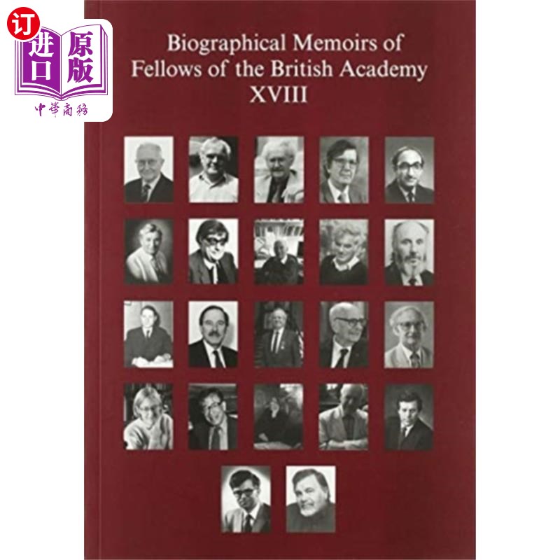 海外直订Biographical Memoirs of Fellows of the British A... 英国科学院院士传记回忆录，十八