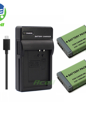 适用于 佳能NB-13L PowerShot SX730 SX740 HS相机电池+USB充电器