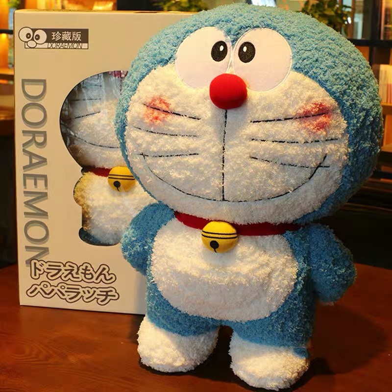 正版哆啦a梦公仔创意礼物蓝胖子毛绒玩具机器猫娃娃生日礼物女生