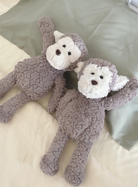 我的机灵猴子儿子公仔，走哪背哪，新款出口猩猩毛绒玩具生日礼物