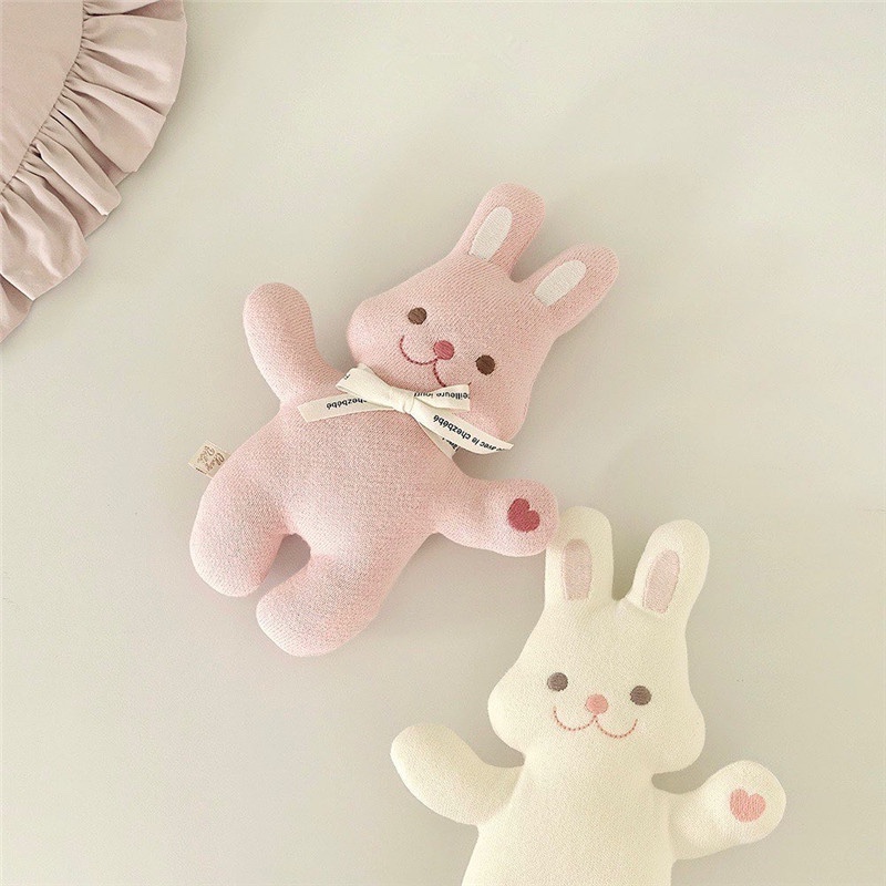 韩国ins婴儿安抚玩偶可爱毛绒玩具宝宝可入口睡觉神器兔子布娃娃