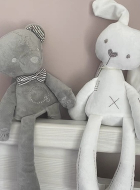 英国婴儿安抚陪睡小熊宝宝毛绒玩具布娃娃ins公仔幼儿童兔子玩具