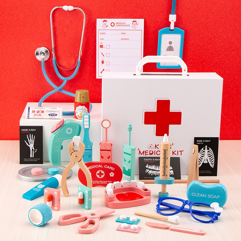 儿童全套医疗玩具2024新款医药木箱礼盒3到6岁宝宝扮演护士工具箱