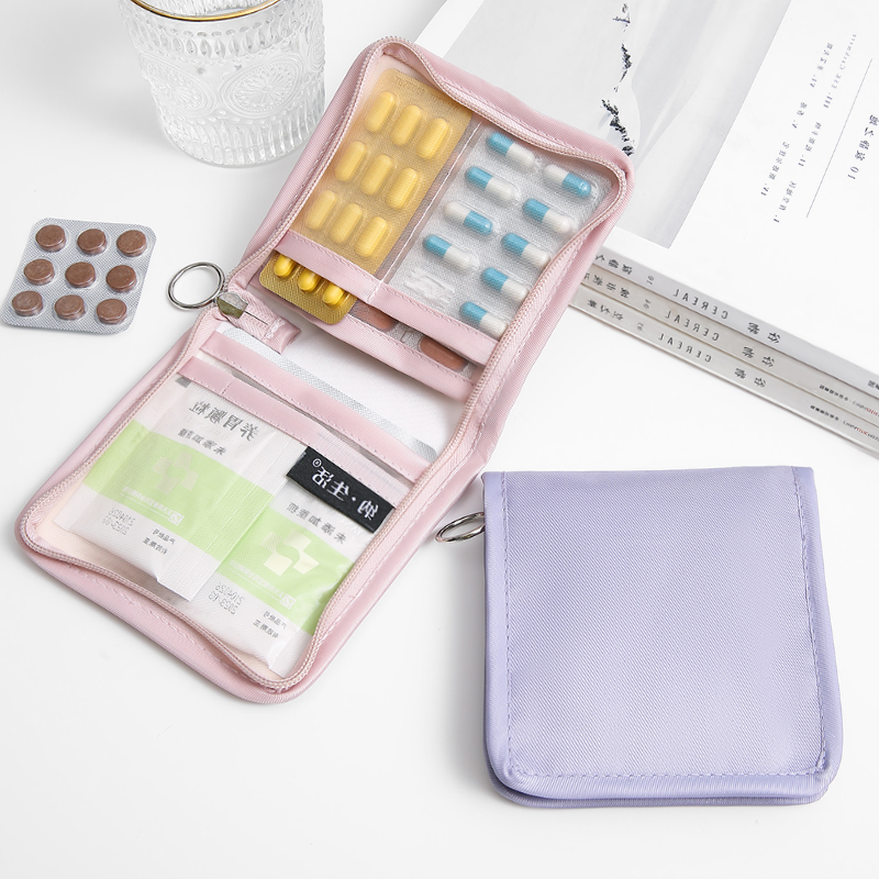 便携式医药包旅行随身药品药物收纳包常备药小药包收纳盒旅游药袋