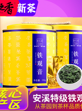 宾之香特级铁观音茶叶 新茶叶2024年浓香型春茶乌龙茶兰花香500g