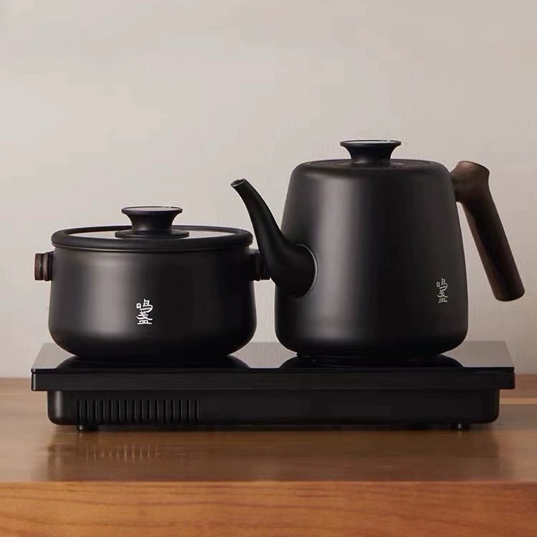 鸣盏电陶炉泡茶茶台烧水壶一体全自动上水嵌入式电热水壶围炉煮茶