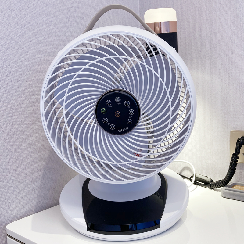 SEEDEN空气循环扇家用电风扇台式静音学生宿舍桌面办公室小型电扇
