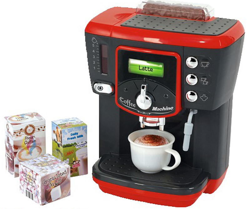 仿真咖啡机 早教幼儿园儿童塑料过家家游戏生活小家电咖啡机