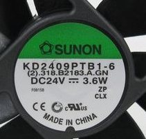 建准SUNON 9025 24V 3.6W 9CM变频器散热风扇双滚珠 KD2409PTB1-6