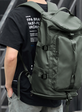 背包男士大容量多功能短途旅行包休闲双肩包登山包潮流手提行李包
