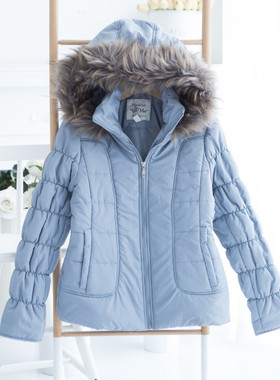 福利款法国订单 四色冬季新品短款长袖棉衣棉服 胸围94-144cm 1