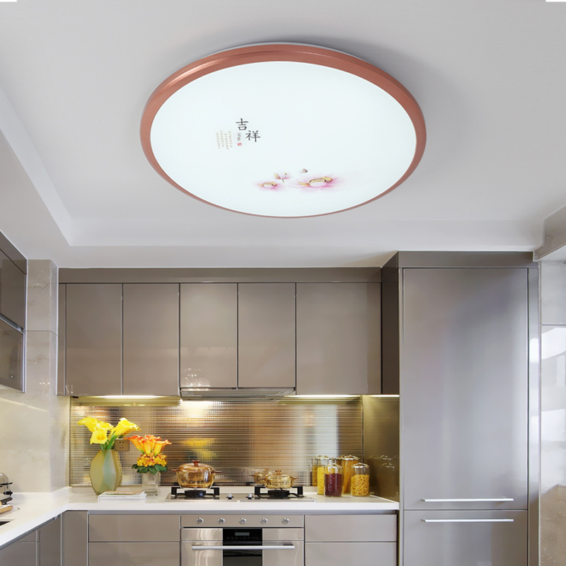 卫生间防水防尘防蚊虫简约现代LED吸顶灯中式卧室厨房过道阳台