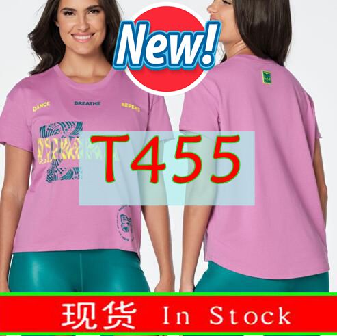 ZW尊舞健身服现货经典日常男女同款上衣纯棉短袖运动休闲T恤 455