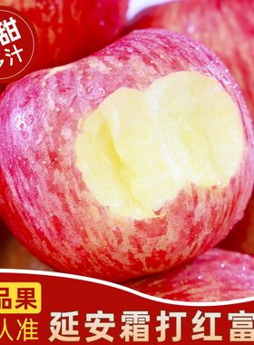 正宗陕西延安红富士苹果9斤新鲜水果当季整箱脆甜特大果洛川包邮