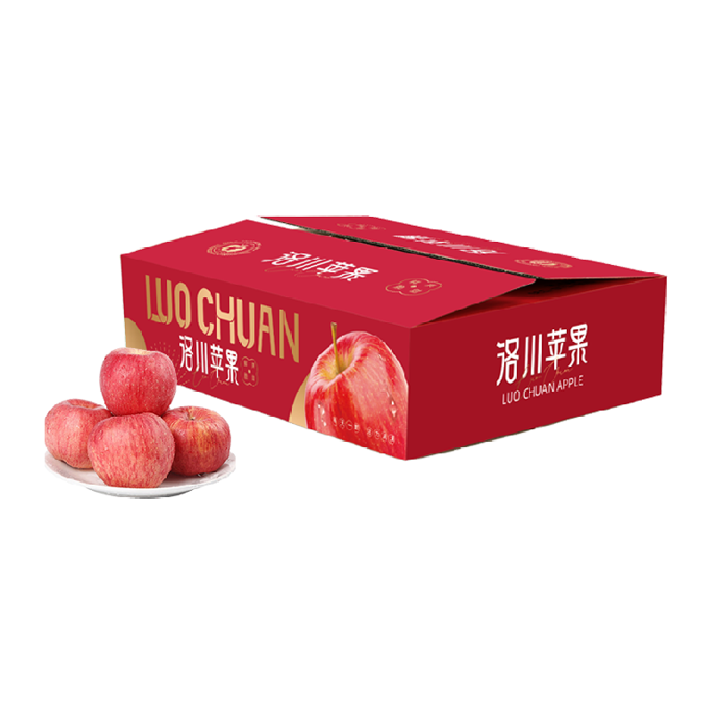 洛川红富士苹果12枚装新鲜应季水果顺丰包邮
