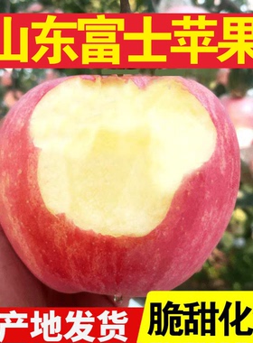 正宗山东红富士苹果新鲜10包邮水果当季整箱5脆甜冰糖心批发