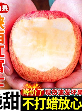 红富士苹果山西新鲜水果春季尝鲜10斤包邮丑苹果整箱冰糖心应当季