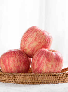 山东烟台栖霞红富士苹果水果新鲜当季整箱脆甜丑苹果冰糖心10斤