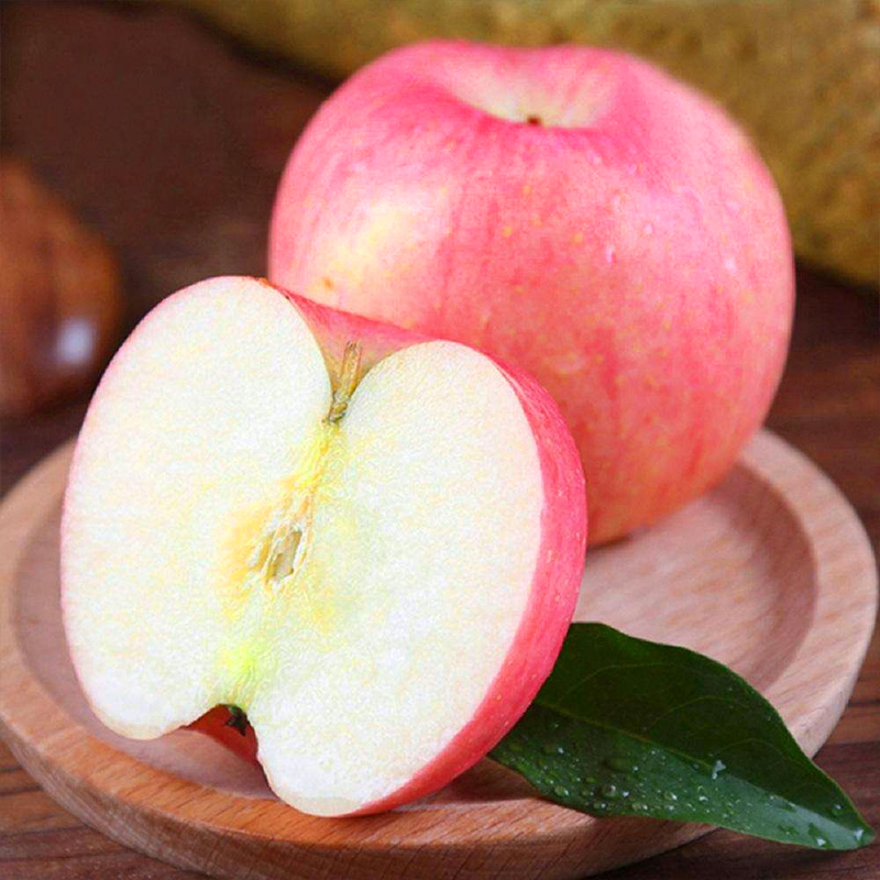 山东烟台红富士苹果4.5斤75果时令新鲜水果脆甜整箱包邮直播