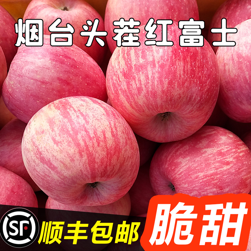 山东烟台一级红富士苹果脆甜当季新鲜孕妇水果整箱5/10斤顺丰