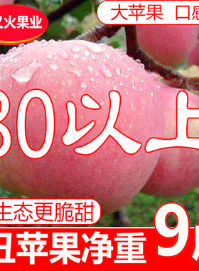 红富士丑苹果水果净重9斤整箱新鲜山西脆甜萍果大平果非冰糖心