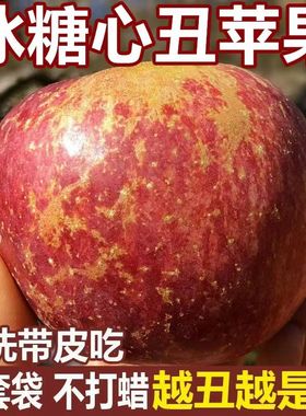 【冰糖心苹果】正宗大凉山丑苹果当季新鲜红富士苹果水果整箱包邮