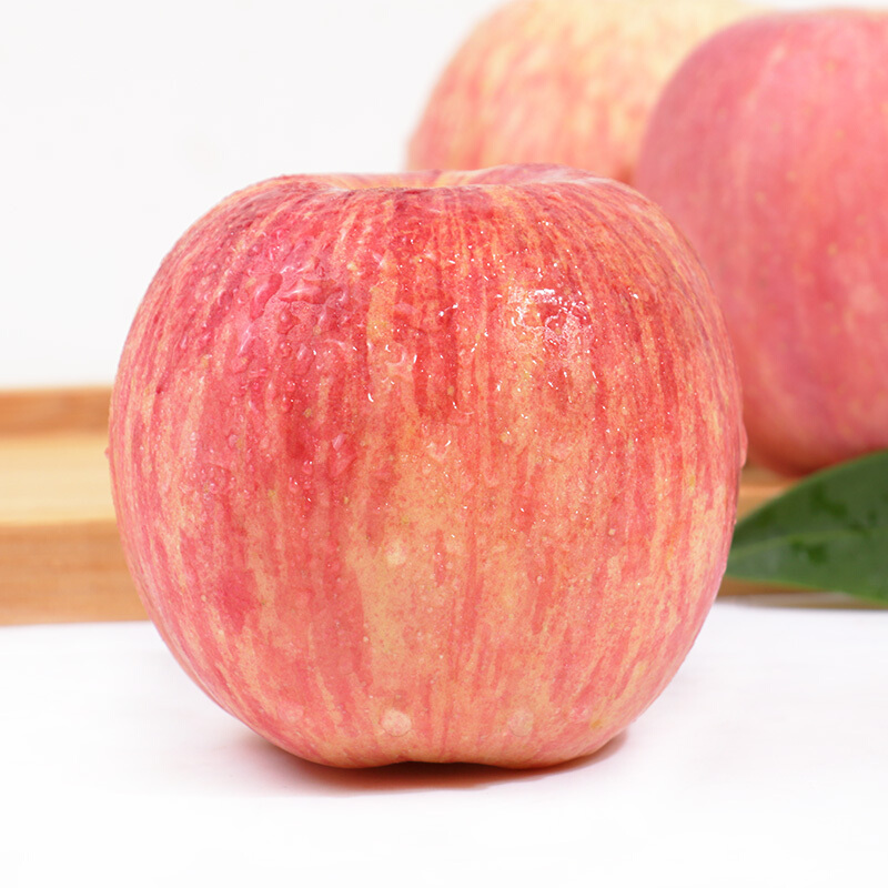 洛川红富士苹果延安脆甜新鲜水果10斤20枚85mm大果礼盒装顺丰