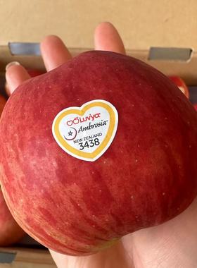 新西兰Ambrosia3438神仙果散装6斤15-20个进口甜脆红苹果新鲜水果