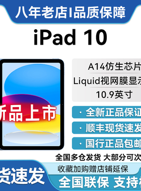 22新款Apple/苹果 10.9 英寸 iPad (第十代)iPad10平板电脑iPad9