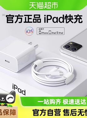 适用苹果ipad充电线ipadpro数据线15双Typec快充mini5平板Air4器6