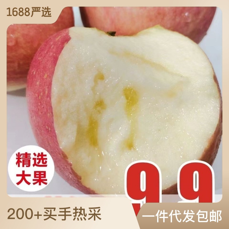 现摘山西冰糖心苹果新鲜红富士苹果水果脆甜丑苹果整箱平萍果