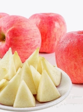 正宗陕西当地洛川苹果新鲜水果当季整箱红富士脆甜冰糖心10斤包邮