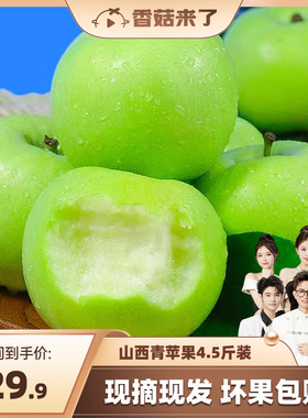 【香菇来了】青苹果水果新鲜当季水果丑苹果整箱4.5斤应季整箱