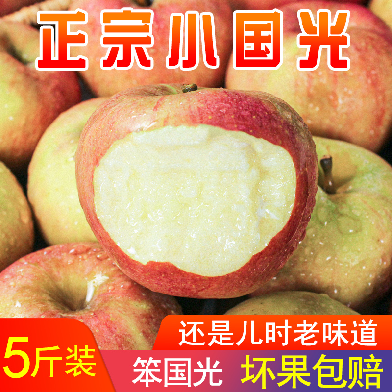 东北国光苹果特产新鲜苹果水果5斤酸甜脆正宗小国光非红富士