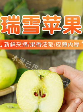 【顺丰】西北农林青苹瑞雪苹果玫瑰香国光纯甜应季水果鲜果脆甜爽