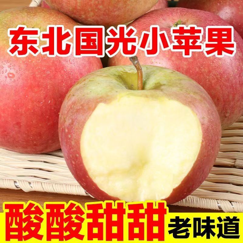 国光苹果酸甜脆果新鲜水果正宗国光苹果不打蜡不套袋 2/3/5斤包邮