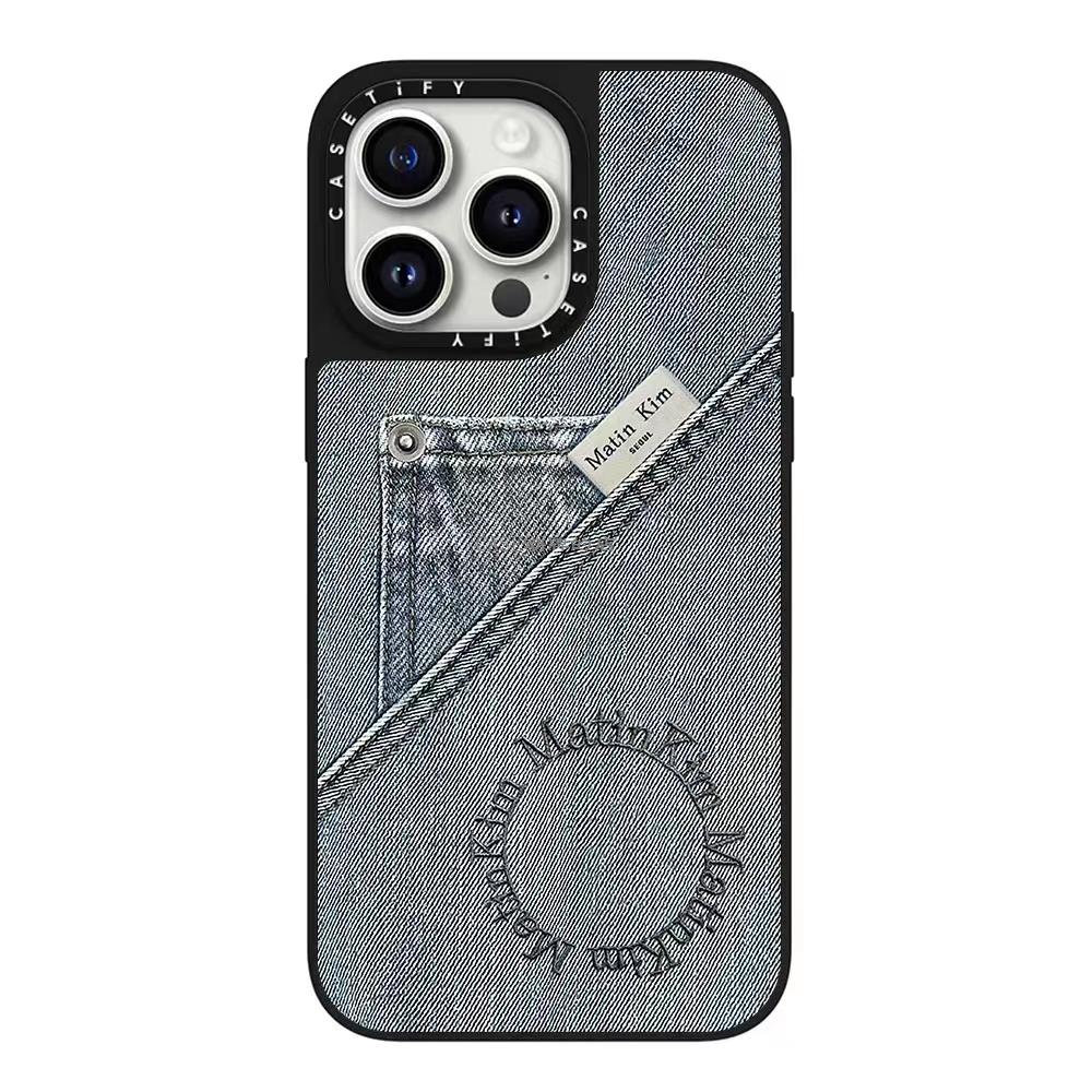 CASETi联名Matin Kim镜面15Pro适用iPhone14ProMax苹果13Pro时尚12创意11个性联名手机壳磁吸硬壳防摔保护套