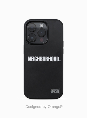 潮牌NBHD磨砂iPhone14磁吸手机壳magsafe全包适用于苹果13Promax保护套15简约时尚12pro潮酷个性硬壳高级黑色