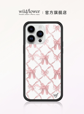 Wildflower芭蕾舞鞋手机壳On Pointe适用苹果iPhone15/14/13/12/Pro/Plus/Max硬壳全包防摔保护套欧美时尚wf