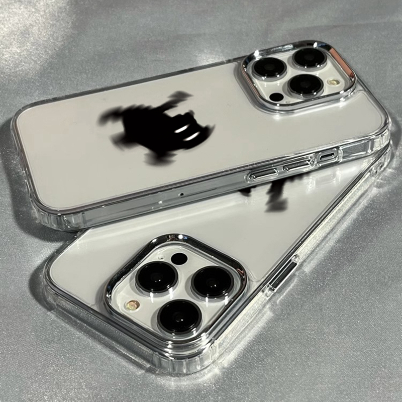 卡通黑色炸弹小猫适用苹果15ProMax手机壳iPhone13新款12高级感11情侣15pro创意14小众14pro透明硬壳保护套