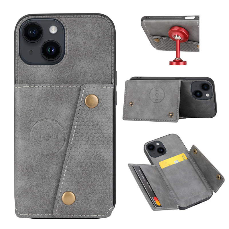 适用苹果15手机壳卡包可放卡iPhone15 PRO创意14pro MAX保护套14 PLUS证件插卡槽13装卡套12带车载磁吸引磁片
