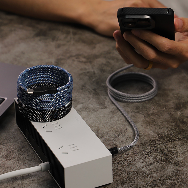 original新品磁吸收纳数据线苹果15华为type-c小米安卓适用快充线磁吸iphone充电线磁力