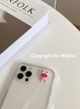 Mojito自制卡通立体丑萌怪兽手机壳适用iPhone15pro Max/14pro软壳13透明苹果12/11保护套XR/xsmax/8p